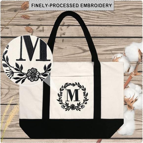 Personalized Gifts for Teacher Hostess Gifts for Women Mother w Inner Pocket - Picture 4 of 6